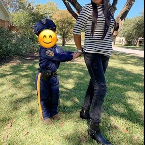 Police officer costume 4-6Y